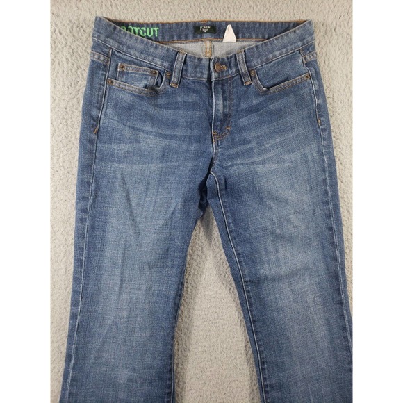 J Crew Jeans Women's 29 S Blue Denim Bootcut Cotton Stretch Medium Wash 29x30 - Picture 4 of 16